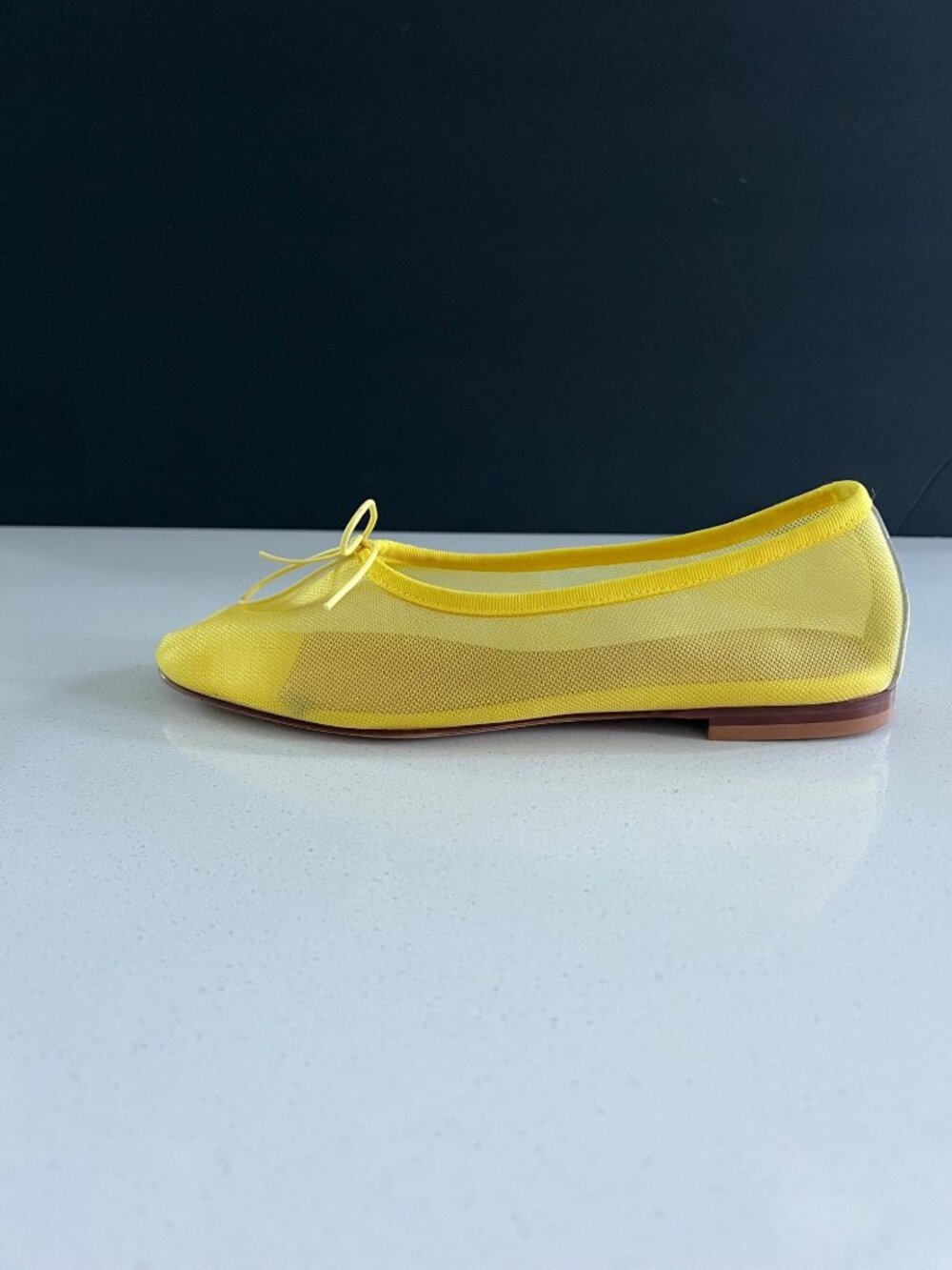 MANSUR GAVRIEL Dream Ballerina bright yellow Flats SIZE 37 NEW - Picture 9 of 10